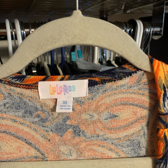 XL orange/multi Sarah LuLaRoe - Picture 2 of 2